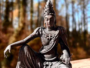 River of Life–Zen Meditation Sculpture STL garden
