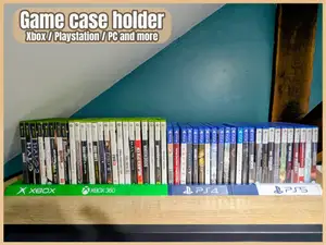 Game case holder (Xbox & 360, Playstation 2/3/4/5)