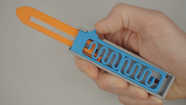 OTF Fidget Knife - only 3 Parts