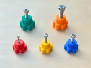 Through-Hole Star Knob Nut M3 M4 M5 M6 M8
