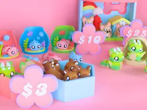 FREE Craft Fair Price/Hexagon Display (NO SUPPORT)