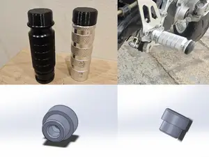 Motorcycle foot pegs sliders crach pad KAYO MiniGP