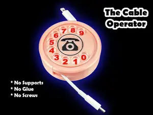 The Cable Operator – Rotary USB Cable Organizer