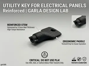 Electrical Panel Utility Key | Standard 12mm