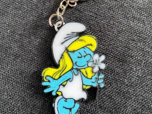 porte-clés schtroumpfette, the smurfs