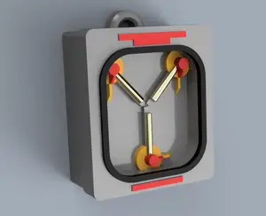 Tiny Flux Capacitor Keychain