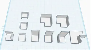 Cable Duct/Channel Cover/Corner for 15x15mm