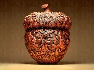 Designers Acorn Shaped Container
