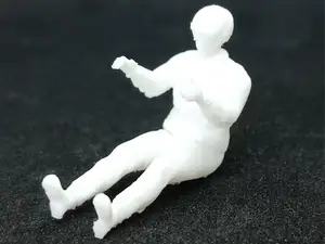 Figurine pilote de course vintage 1/43