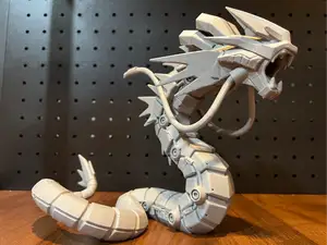 Mecha Pokemon Series — Cyber Gyarados Statue