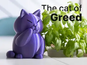 The cat of Greed - Piggy bank