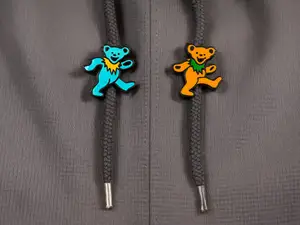 Dancing Bears Hoodie Drawstring Beads