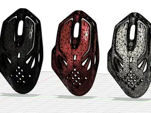 Wireless Mouse 002 with holes