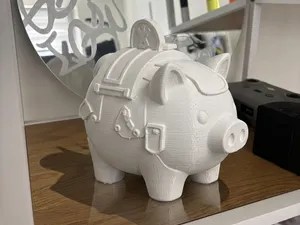 Tactical Piggy Bank - Cute Armored Pig Figure