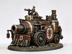 Gothic Siege Cannon Engine - Steam Tank