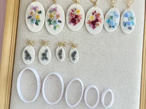 Ellipse polymer clay cutters Jewelry-making tools