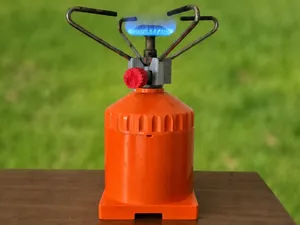 Knob camping stove