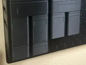 Small half dobble V2 compatible for Ikea skadis