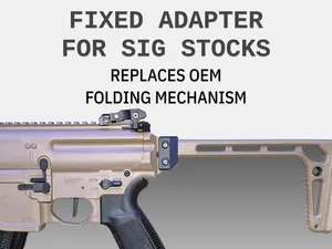 Fixed Stock Adapter for Sig 1913 stocks