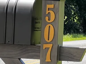 Magnetic Mailbox Numbers