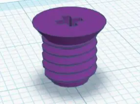Snowboard Insert Plug M6
