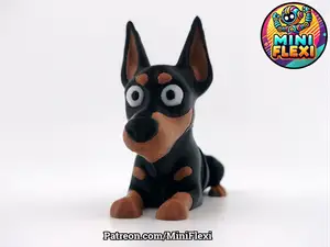 Mini Flexi Doberman - No Support Articulated