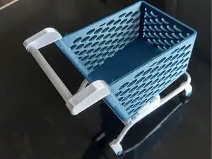 3D Printed Mini Shopping Cart Toy