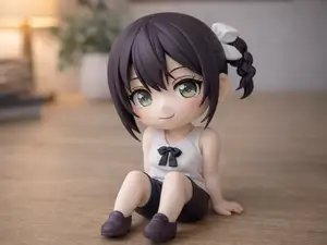 Cute Reze figure with pigtails for AMS (Optional)
