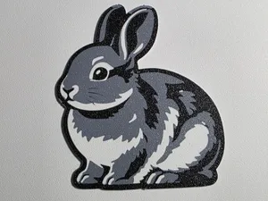 Cute Bunny Flat Decor (AMS Ready)