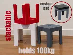 Strong Portable Modular Stackable Chair