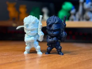 Cute Solid Snake from Metal Gear Solid
