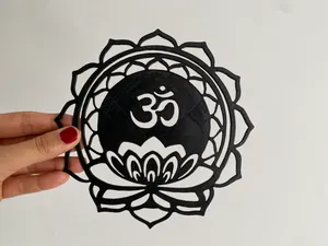 Om Symbol in Lotus Flower