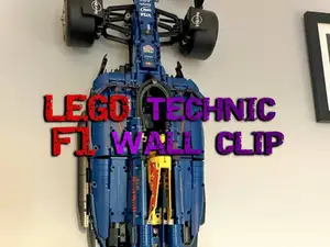 LEGÖ Technic F1 Wall Mount | Display Bracket