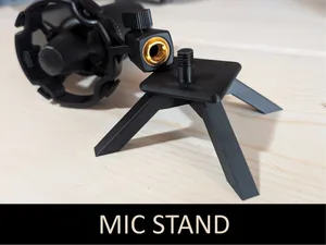 Microphone Stand with 3/8" Thread