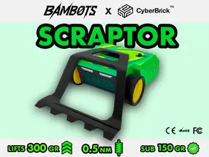 SCRAPTOR 150g Antweight Cyberbrick Combat Robot