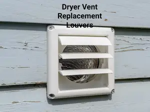 Dryer Exhaust Vent Replacement Louvers