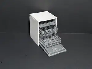 Dollhouse 1:12 Dishwasher - Working Doors