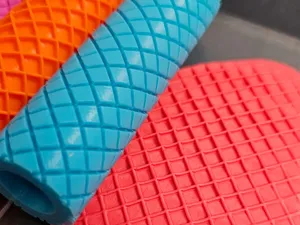 Waffle Lattice Roller Tight Mesh Emboss and Deboss