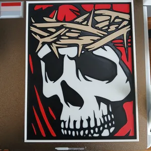 Skull with Crown (Wall Art)