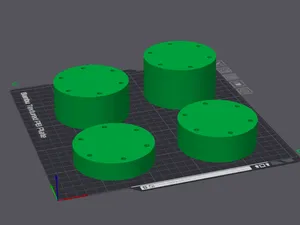 Simple spacer for wheel base 20/30/40/50mm length 