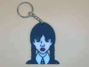 Wednesday Keychain