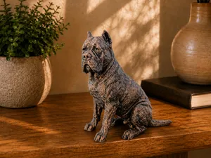 Cane Corso Sitting Dog Figurine
