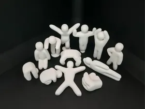 Funny Meccha Chameleon Figuren - zum anmalen