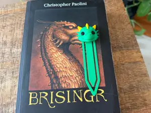 Cute dragon bookmark