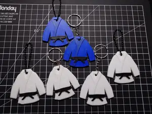 Judogi Keychain - Soft or Textured