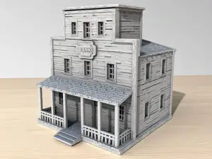 Wildwest Serie / Bankgebäude