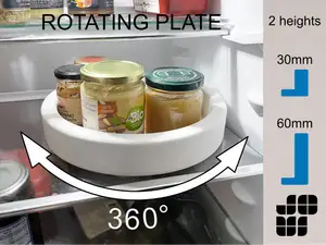 Rotating Plate (fridge, organizer, spices, ...)