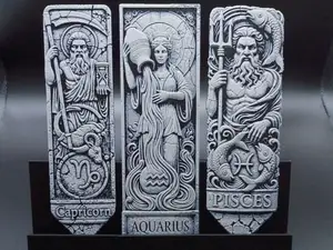 Zodiac - Capricorn, Aquarius, Pisces Bookmark