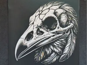 Feathered death HueForge