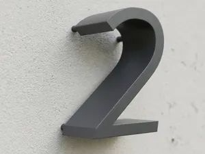 Aura Slim Number "2" | Minimalist & Elegant